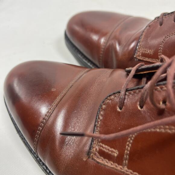 ALDEN x BROOKS BROTHERS Shoes 7.5 Leather Straight Tip Blucher 0972 Oxford Brown main image 15